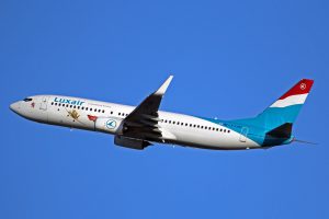 Luxair am Flughafen Saarbrücken