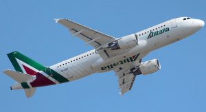 Alitalia am Flughafen Rom-Fiumicino