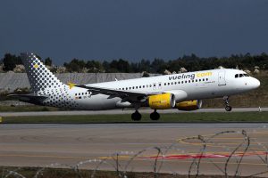 Vueling Airlines am Flughafen Madrid