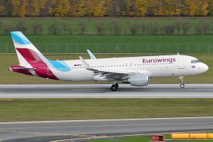 Eurowings am Flughafen Teneriffa