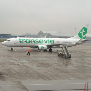 Transavia am Flughafen Faro