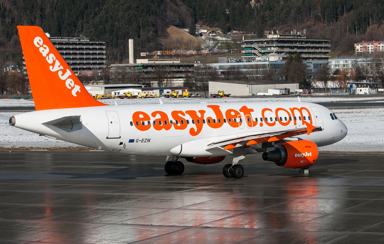 easyJet am Flughafen BaselMülhausen, Terminal 1
