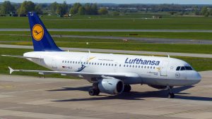 Lufthansa am Flughafen Hannover