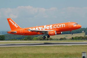 Easyjet am Flughafen Thessaloniki