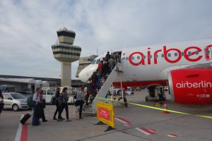 Air Berlin am Flughafen Düsseldorf