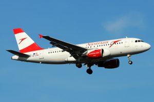 Austrian Airlines am Flughafen Varna