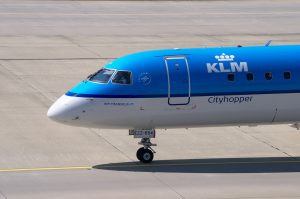 KLM Royal Dutch Airlines am Flughafen Los Angeles