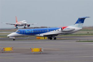 bmi regional am Flughafen Rostock