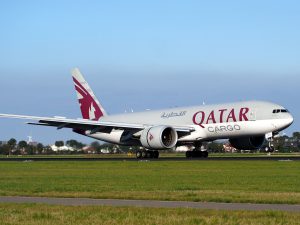 Qatar Airways am Flughafen Dubai