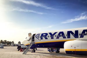 Ryanair am Flughafen Madrid