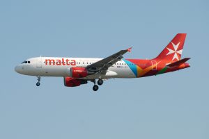 Air Malta am Flughafen Malta