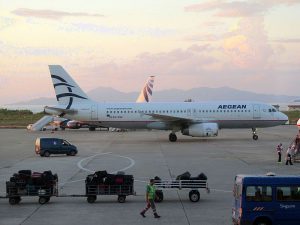 Aegean Airlines am Flughafen Zürich