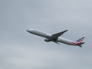 American Airlines am Flughafen Frankfurt