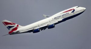 British Airways am Flughafen Hamburg