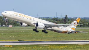 Etihad Airways am Flughafen Düsseldorf