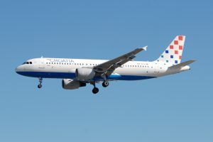 Croatia Airlines am Flughafen Pula