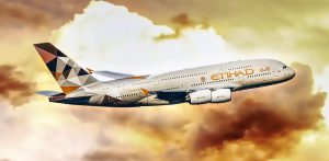 Etihad Airways am Flughafen Frankfurt