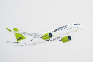 Air Baltic am Flughafen Frankfurt