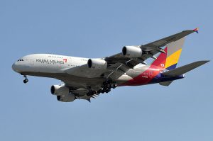 Asiana Airlines am Flughafen Frankfurt